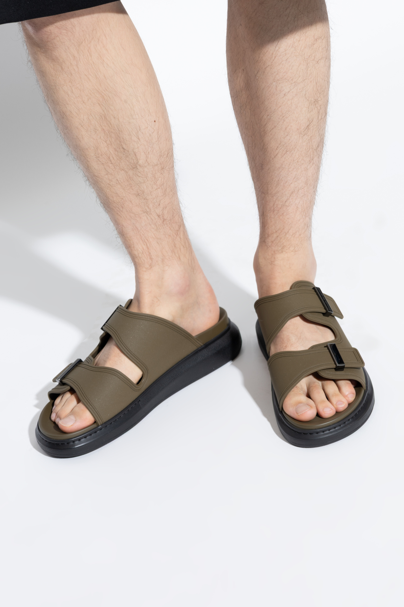 Green Slippers `Hybrid` Alexander McQueen - Vitkac AS